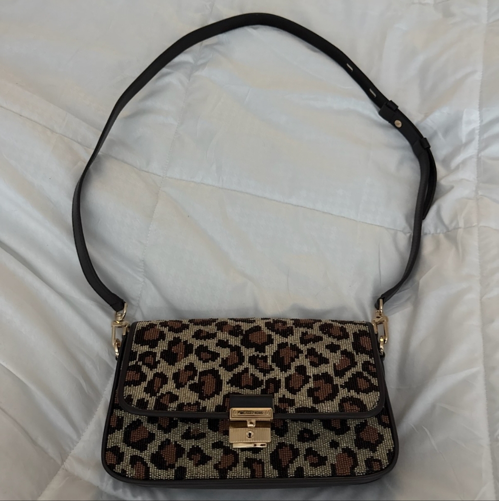 Leopard Print Shoulder Bag